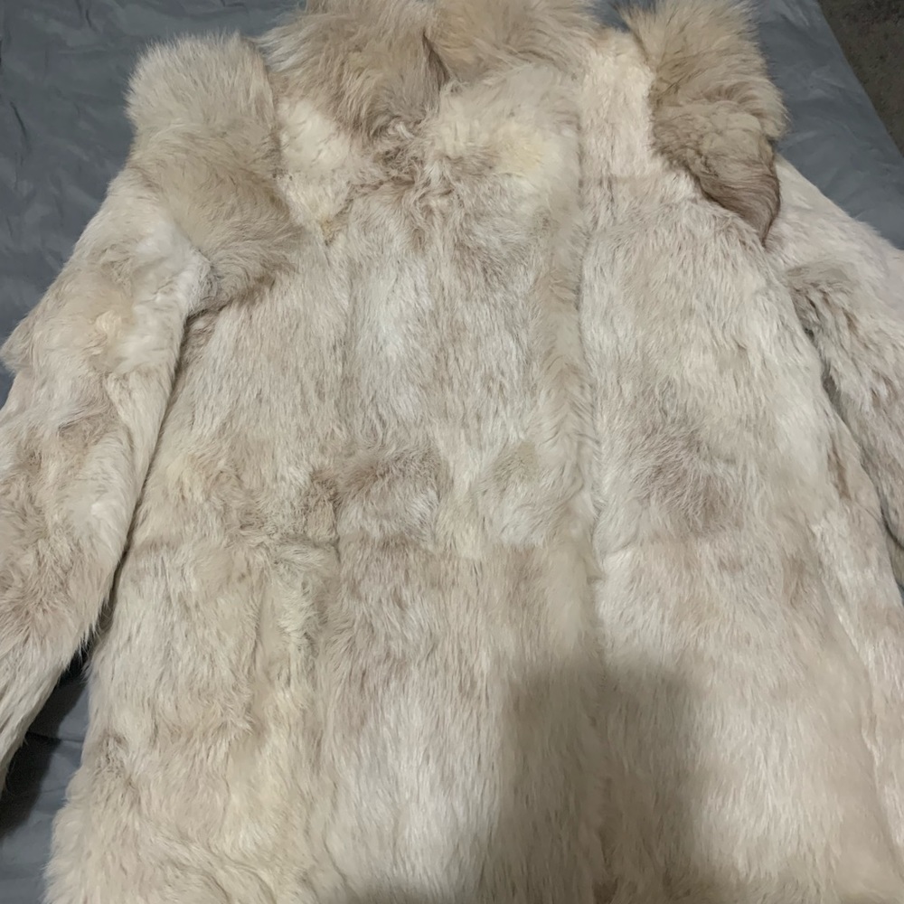 Women's Cream Fur Coat
